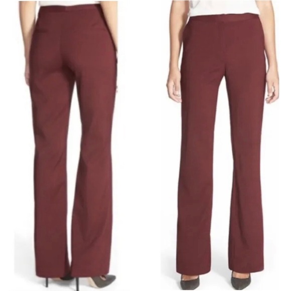 TROUVE maroon burgundy trouser dress pants Sz 4 - Picture 12 of 12